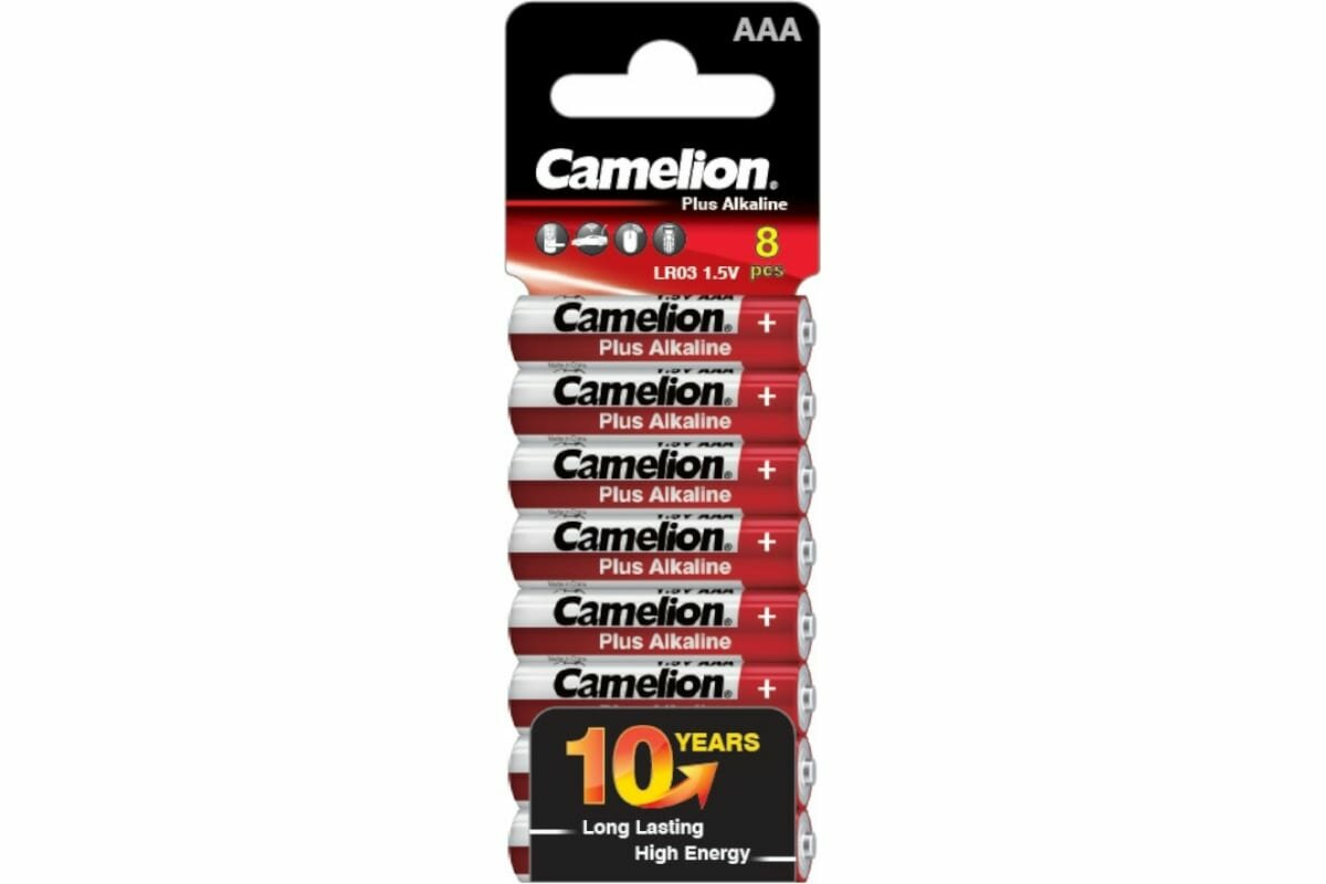 Батарейка Camelion Plus Alkaline SP8 LR03 (LR03-SP8 1.5В) 14861