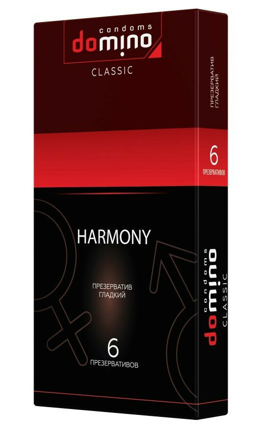 Гладкие презервативы DOMINO Classic Harmony - 6 шт. (61864)