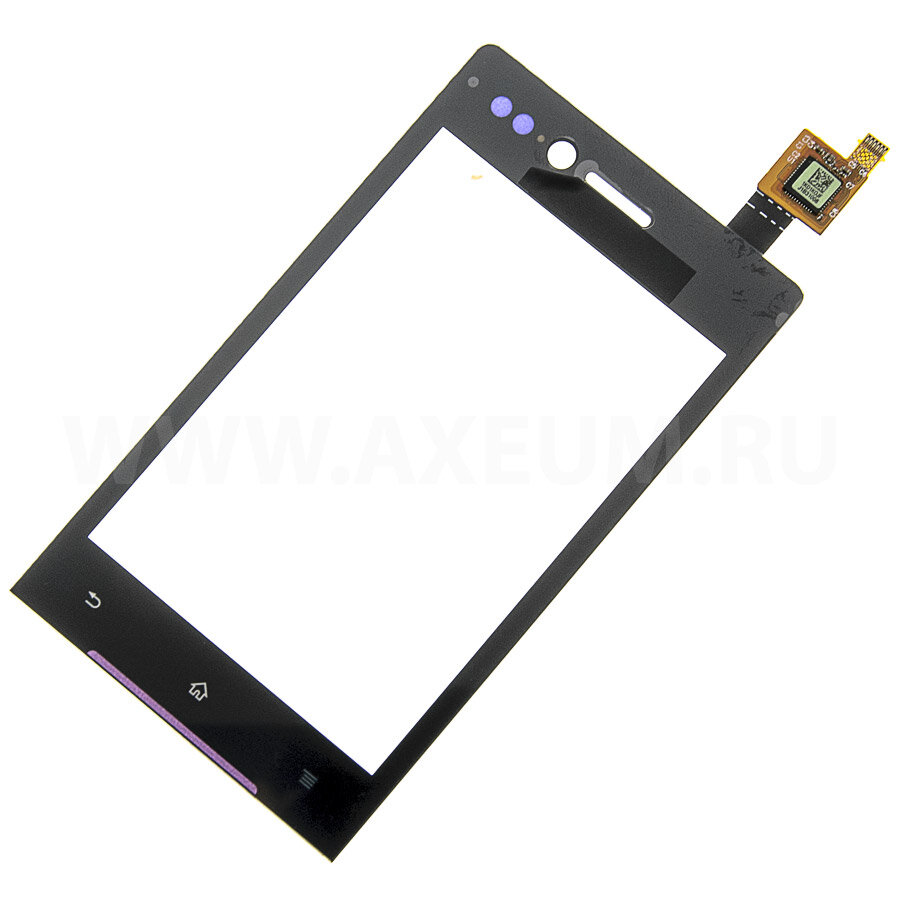 Touch screen для Sony ST23i black (черный)