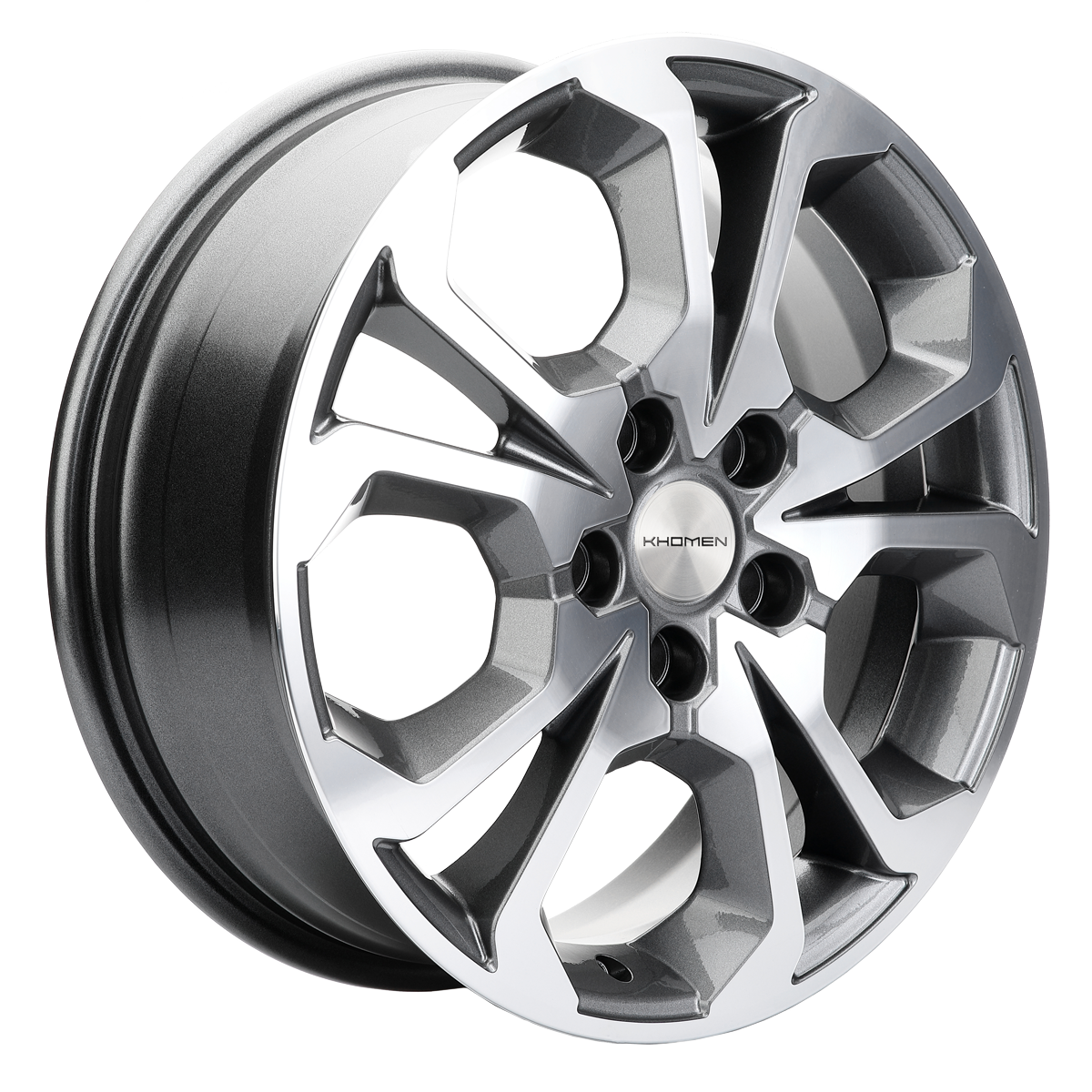 Khomen Wheels KHW1711 6.5x17 5x114,3 ET50 Dia67.1 Gray-FP ()