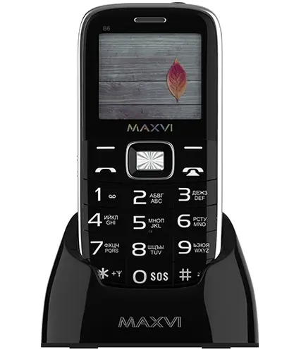 Maxvi_B6_black Сотовый телефон Maxvi B6 черный