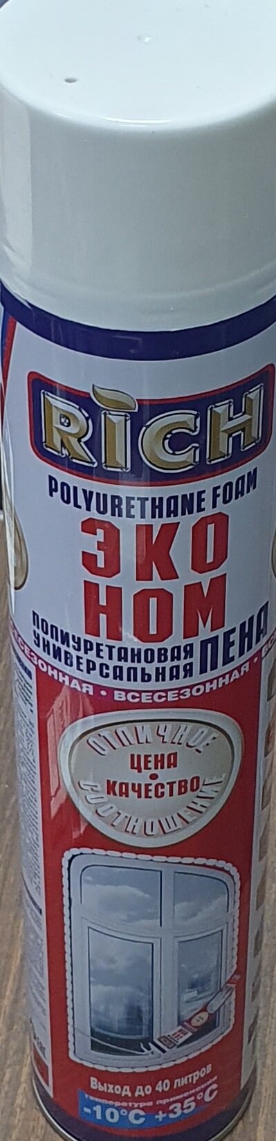 фото РИЧ Пена эконом трубка 600гр