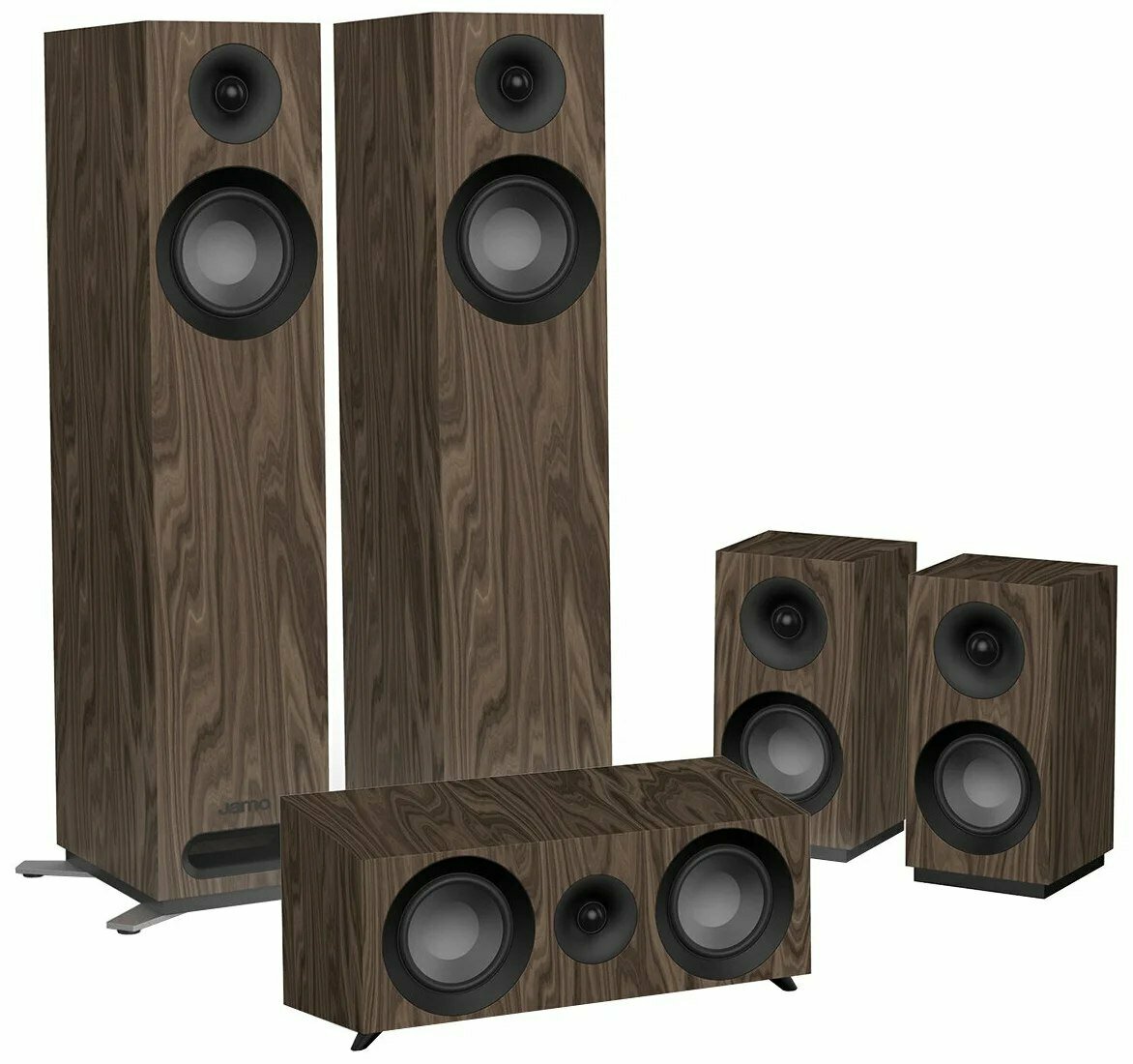 Комплект акустики Jamo S 805 HCS walnut