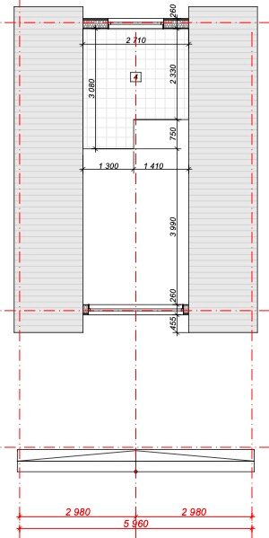 Готовый проект каркасного дома А-Фрейм 6х7,5 м - фотография № 10