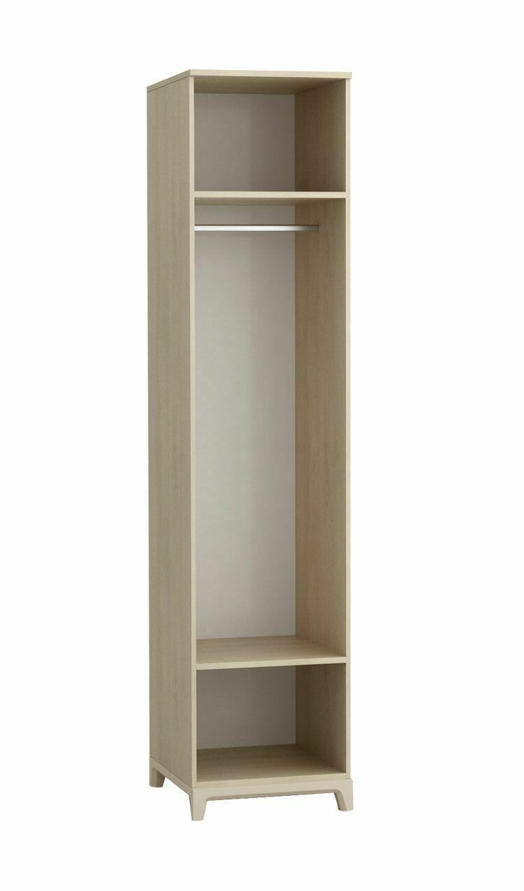 Шкаф 1-дверный универсальный Сканди жемчужно белый - фотография № 2