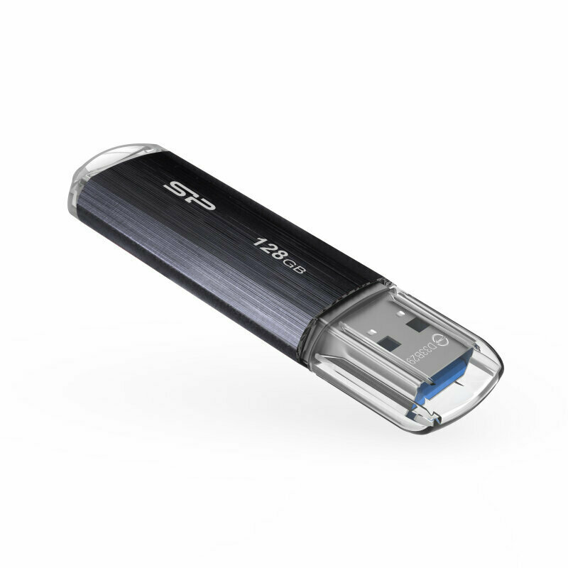 Флеш-память Silicon Power Blaze B02 128GB USB 3.2, черный, пластик, 1594869