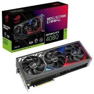 ASUS Видеокарта ASUS GeForce RTX 4080 ROG STRIX GAMING 16GB #ROG-STRIX-RTX4080-16G-GAMING, #90YV0IC1-M0NA00