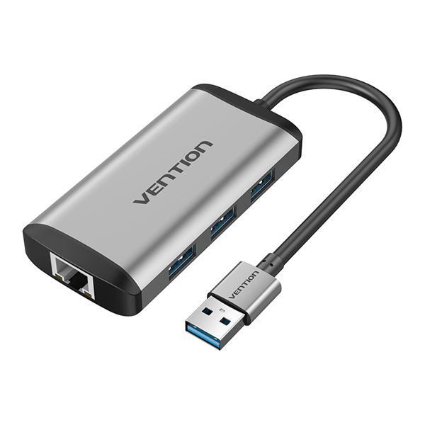 Vention Порт-репликатор Vention USB 3.0 to USB3.0*3/Gigabit Ethernet Docking Station