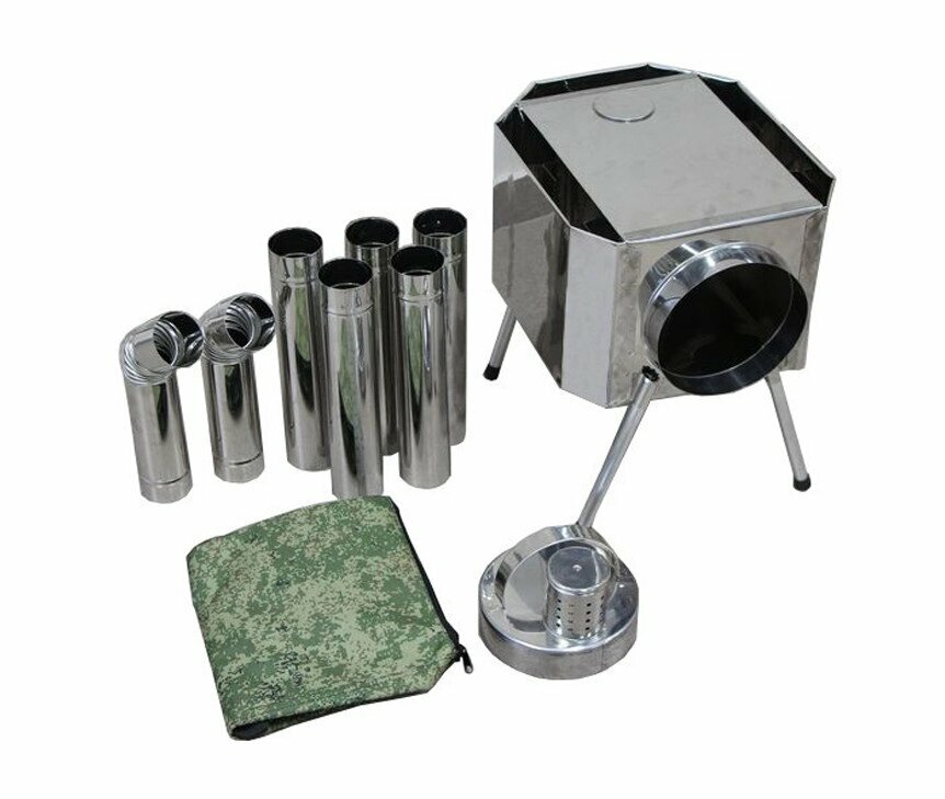 фото Печь Пошехонка 30л. Средняя с кожухом