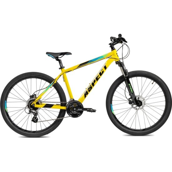 Горный велосипед Aspect Nickel 27.5 (18", желто-черный)