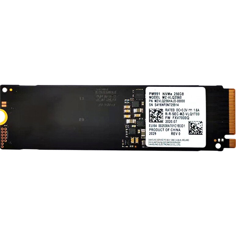 SSD накопитель M.2 Samsung PM991a 256GB (MZVLQ256HBJD-00B00)