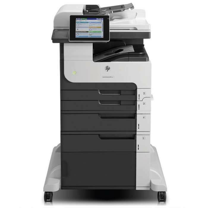 Лазерное многофункциональное устройство HP LaserJet Enterprise 700 MFP M725f (p/c/s/f, A3, 1200dpi, 40ppm, 1024Mb, 320Gb HDD, 5 trays 100+250+250+500+500, Cabinet, ADF100, Duplex, USB/LAN/FIH, Color LCD20i)