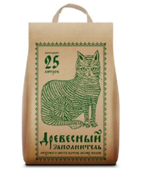 фото Pi-Pi-Bent No Name Древесный наполнитель 25 л (бумажный пакет) 9,6 кг 24955 (2 шт)