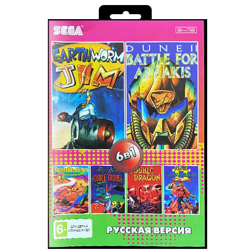 6 в 1: Сборник игр для Sega (AA-6107)