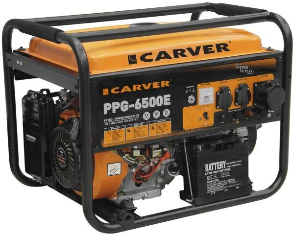 Бензиновый генератор Carver PPG-6500E (5500 Вт)