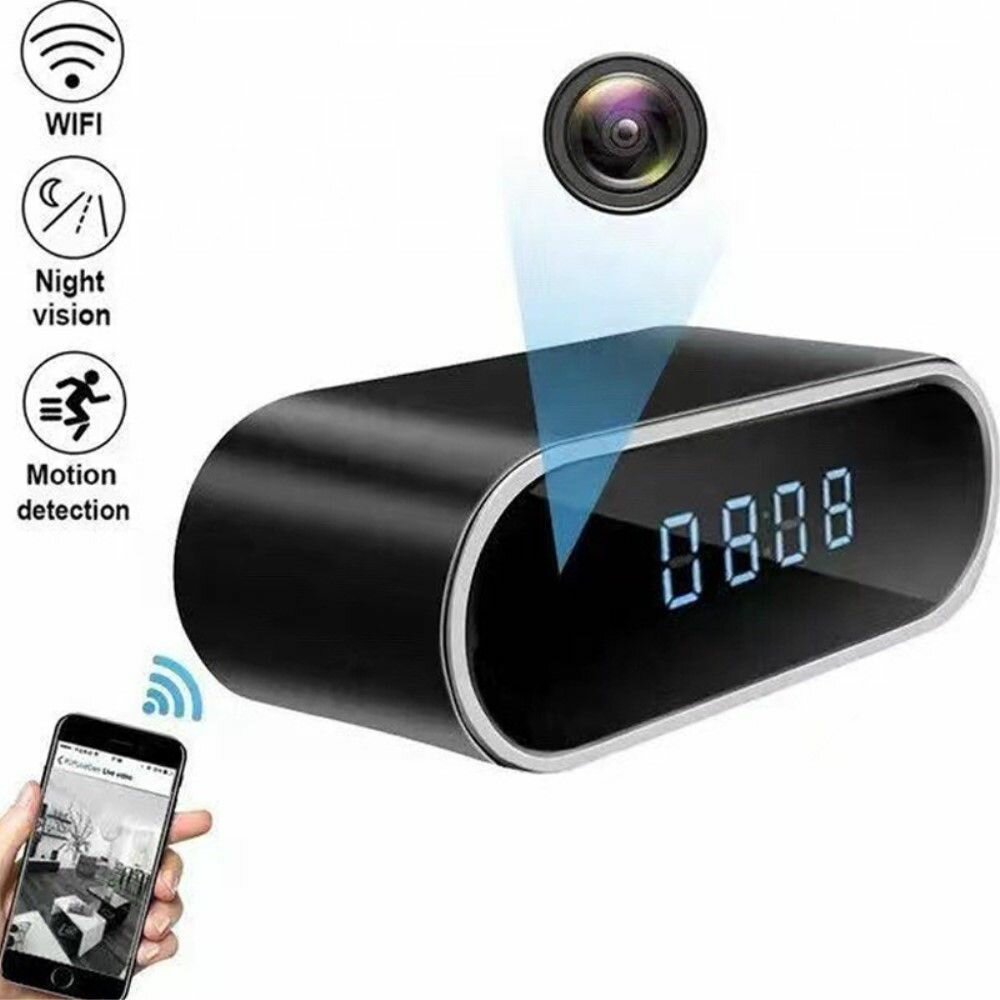 Многофункциональный монитор домашней безопасности Grand Price HD 1080P WiFi камера будильник видеорегистратор с ночным видением