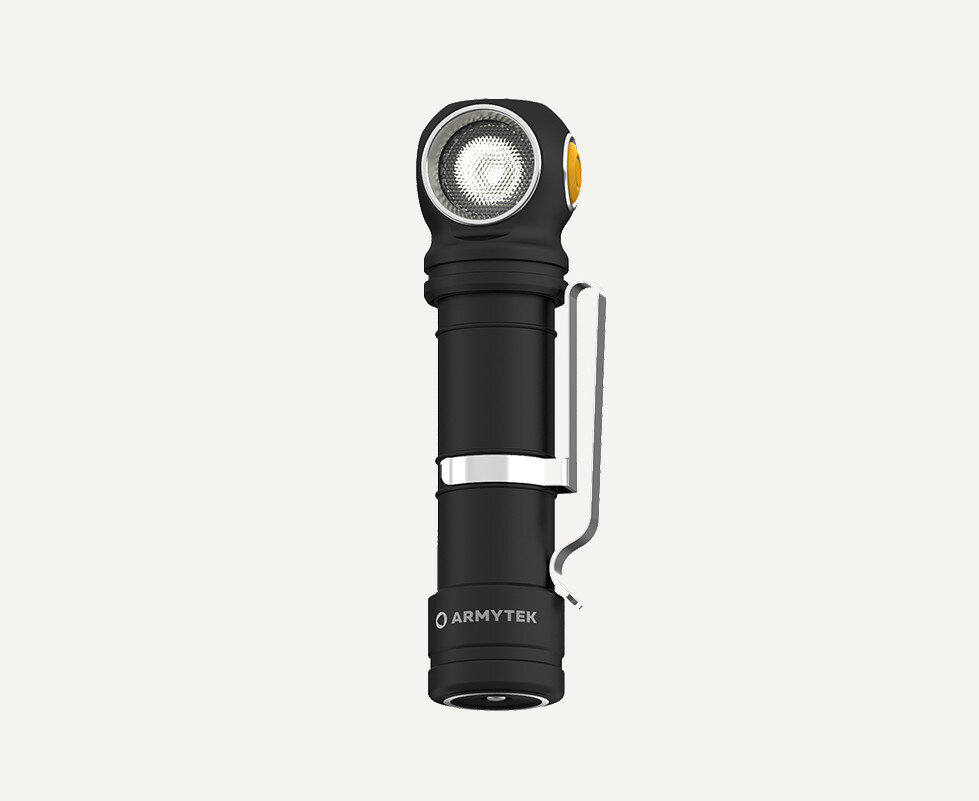 Armytek Фонарь Wizard С2 Pro Max Magnet USB black, холодный свет, 900 люмен