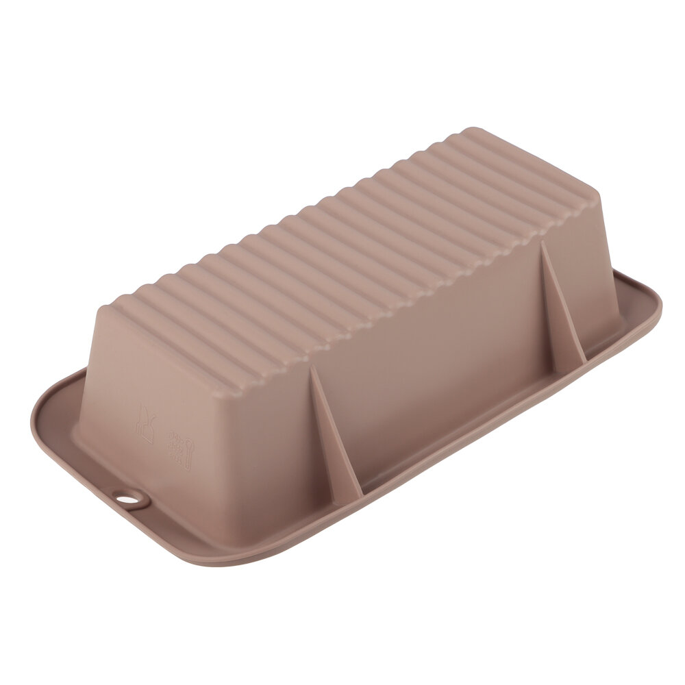 фото SATOSHI Алион Форма для выпечки хлеба 23,8x12,7х6,2см, силикон, 3 штуки