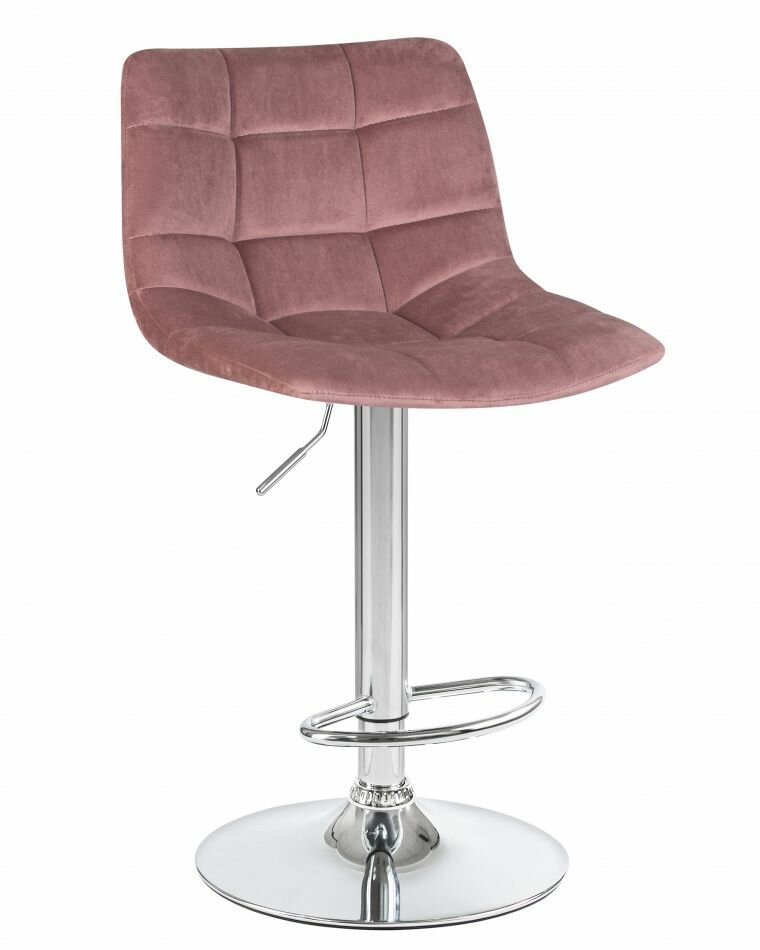 Барный стул Лого-М DOBRIN TAILOR пудрово-розовый велюр (MJ9-32)