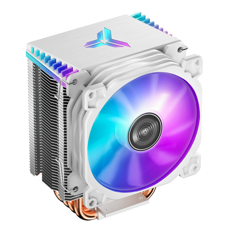 Кулер JONSBO CR-1400 White LGA1700/1200/115X/AM4 (24шт/кор, TDP 125W, PWM, 92mm ARGB Fan, 4 тепловые трубки, 4-pin, белый) Retail