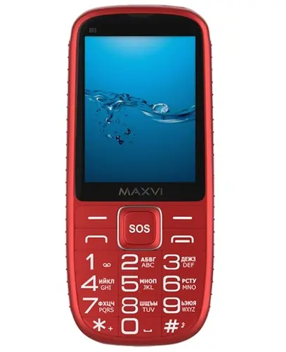 Сотовый телефон Maxvi B9 красный