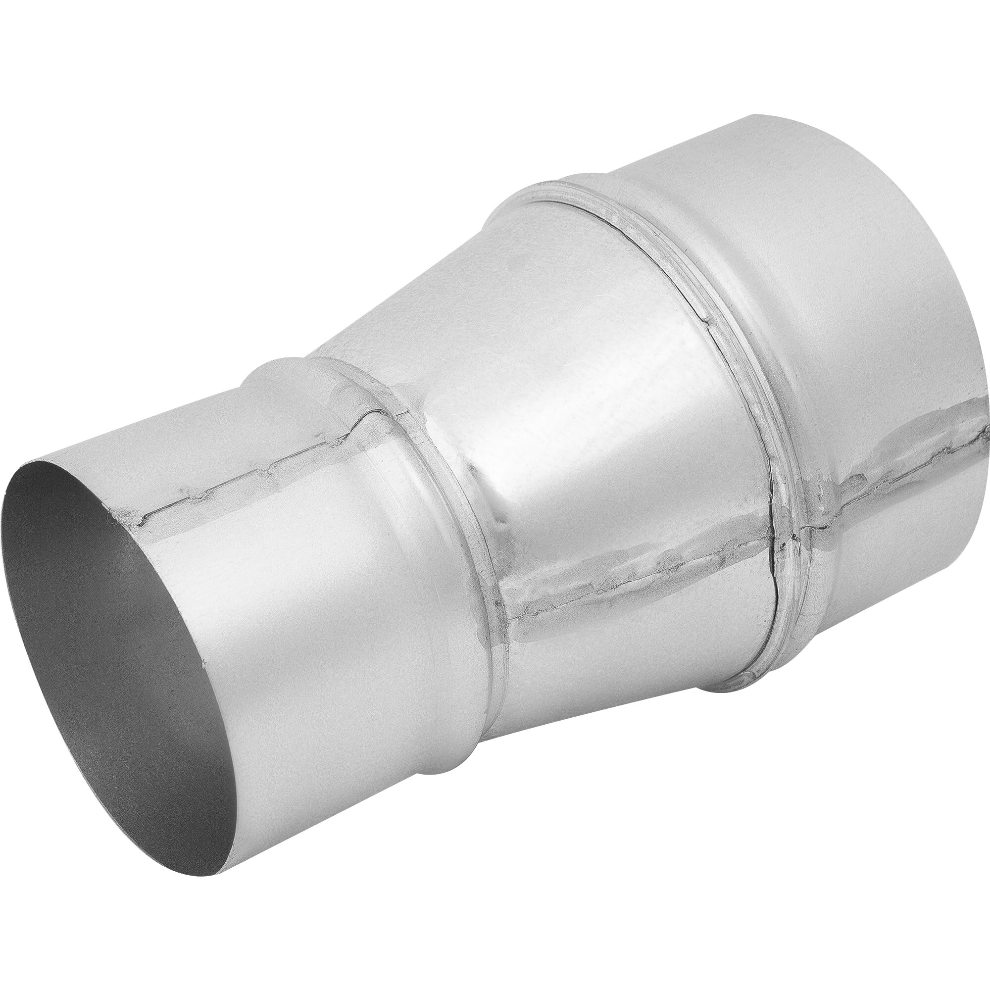 фото Переходник для круглых воздуховодов Ore D100/125 мм оцинкованный металл