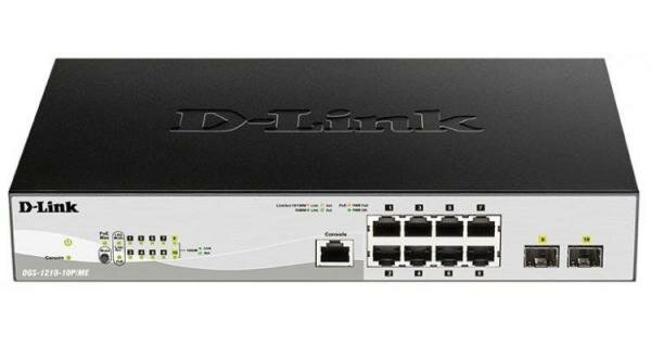 Коммутатор D-Link DGS-1210-10P/ME/B1