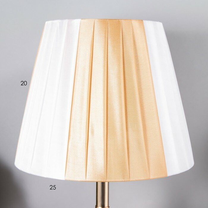 Настольная лампа Ландри 1x60Вт E27 золотой 24,5х24,5х39 см - фотография № 5