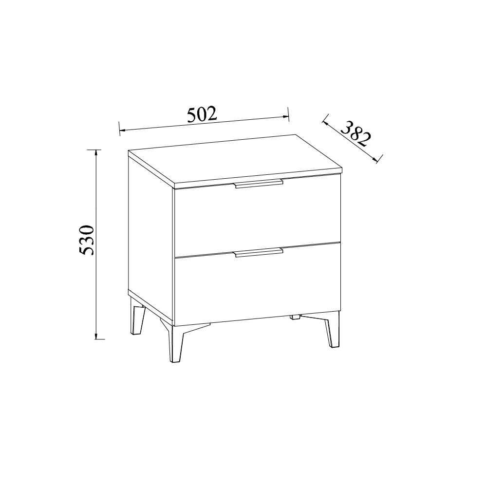 фото Тумба прикроватная Лагуна