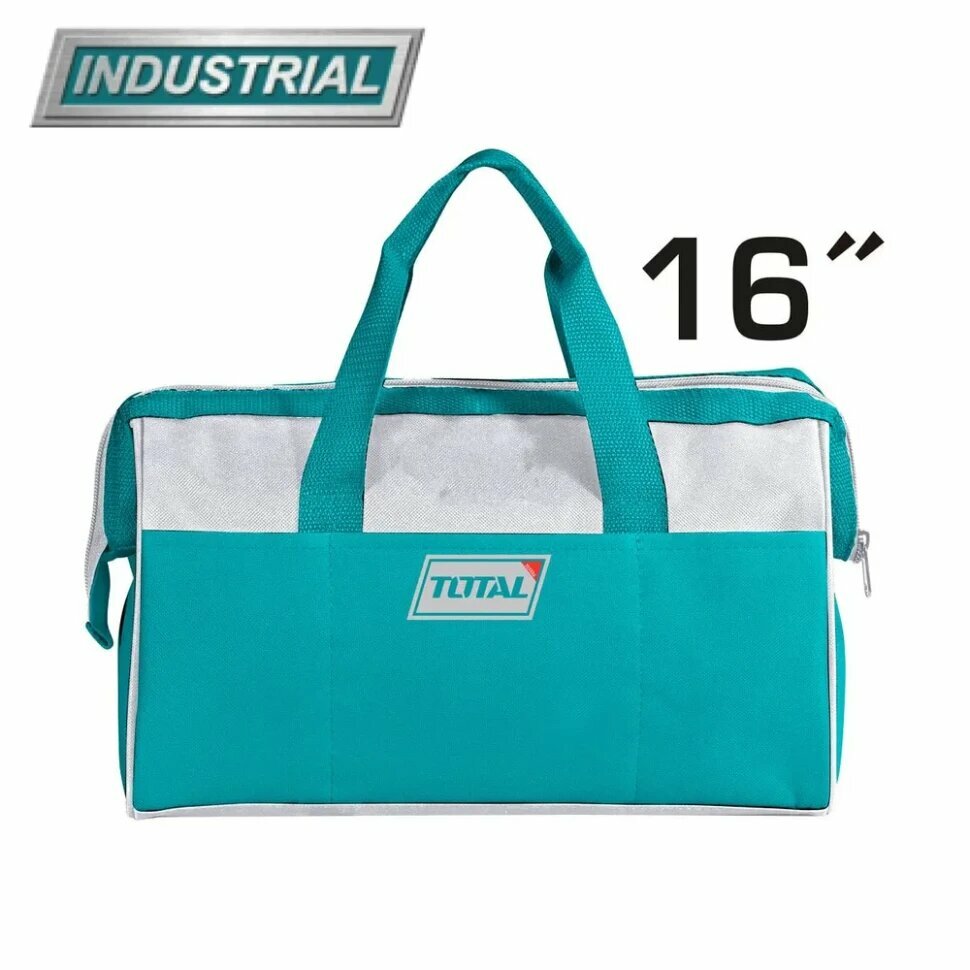 Сумка для инструментов TOTAL THT26161, 16", 11 секций, нагрузка 15кг