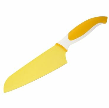 Нож сантоку 7 Coltello, желтый GRANCHIO 88676