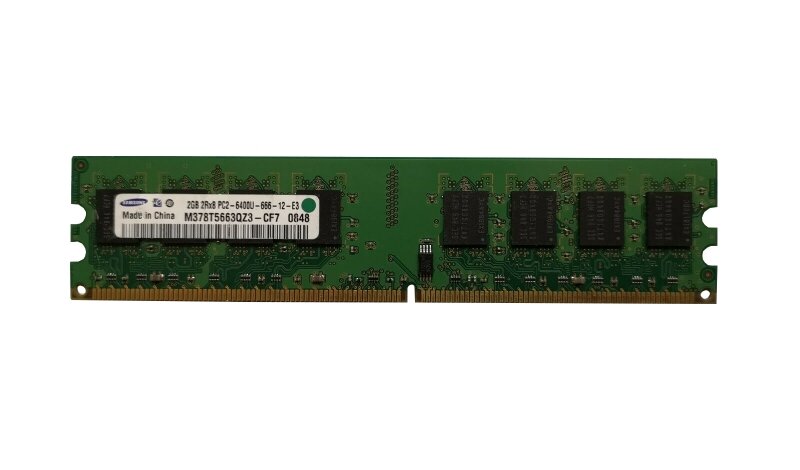 Оперативная память Samsung 2 ГБ DDR2 800 МГц DIMM M378T5663QZ3-CF7