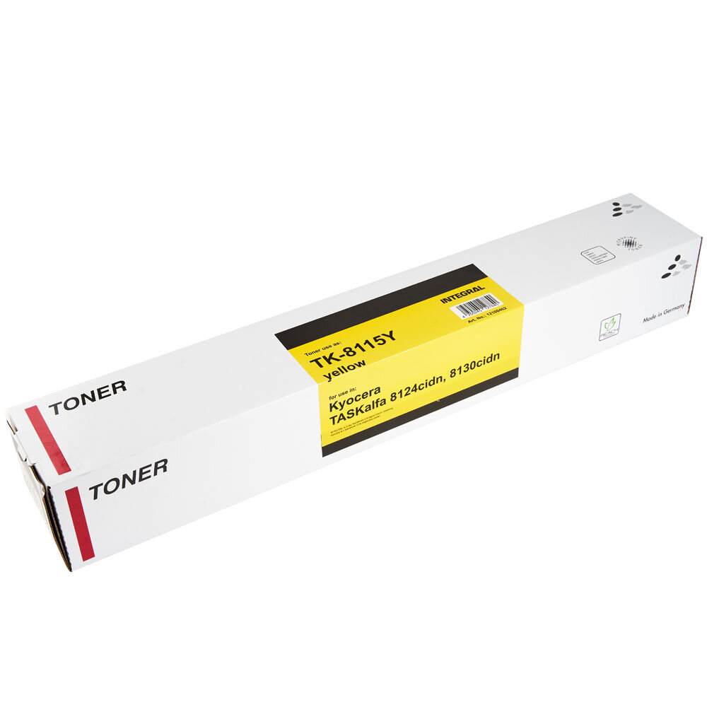 Картридж Kyocera TK-8115Y желтый, INTEGRAL