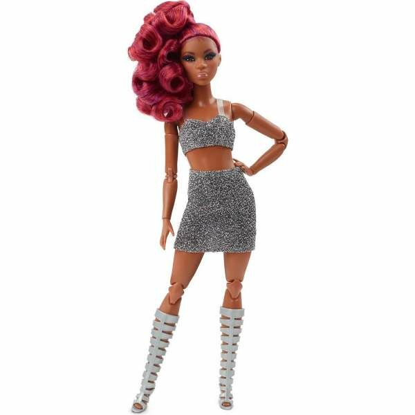 Кукла Barbie Looks Лукс Образы миниатюрная с высоким хвостом HCB77