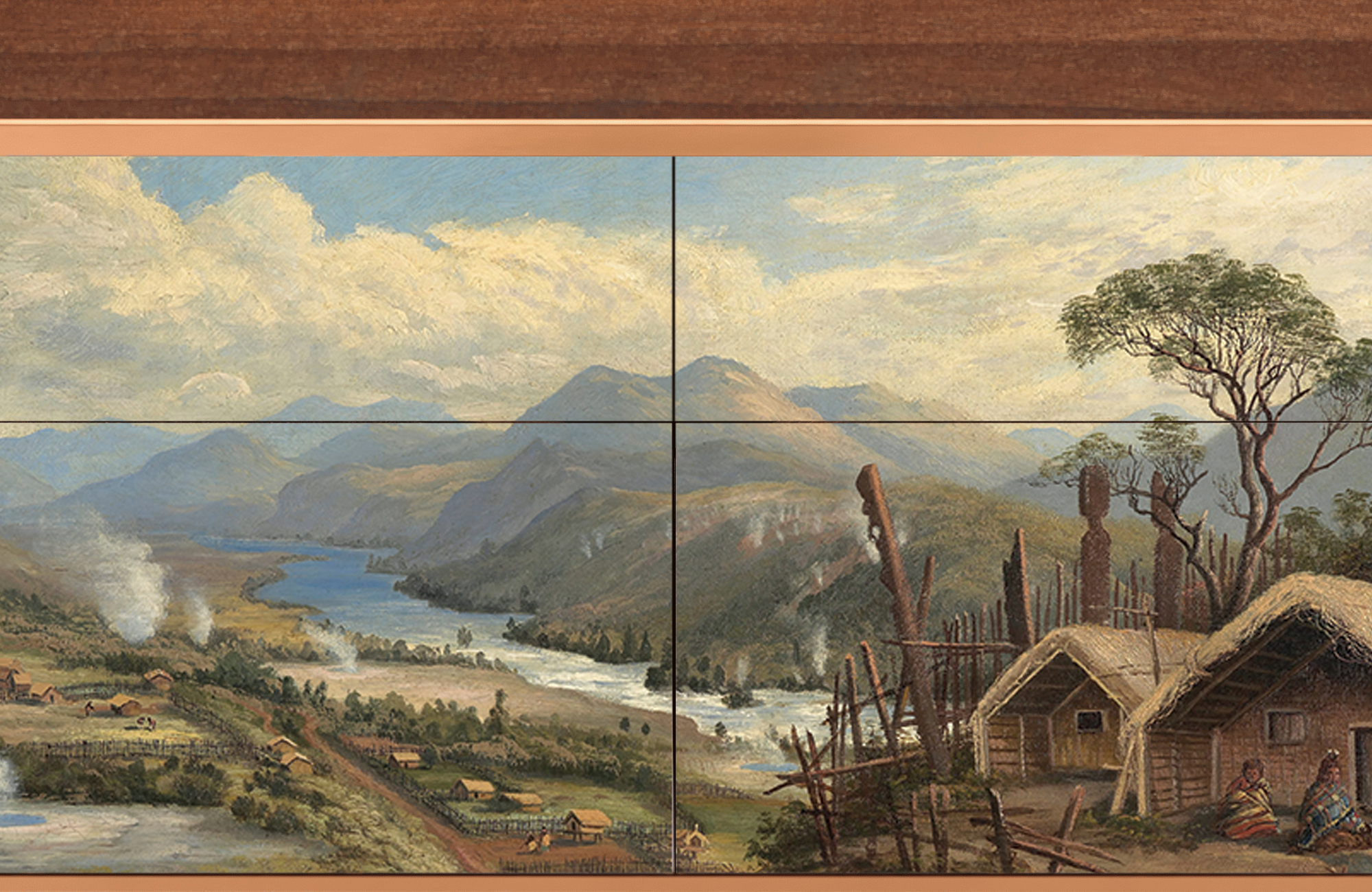 Комод - STORYZ - BS4 View Across the Plains by Charles Blomfield, 115 x 85 x 48 см, Орех - фотография № 5