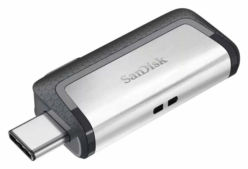 Флеш диск SanDisk Ultra Dual 128GB USB3.2 черно-серебристый