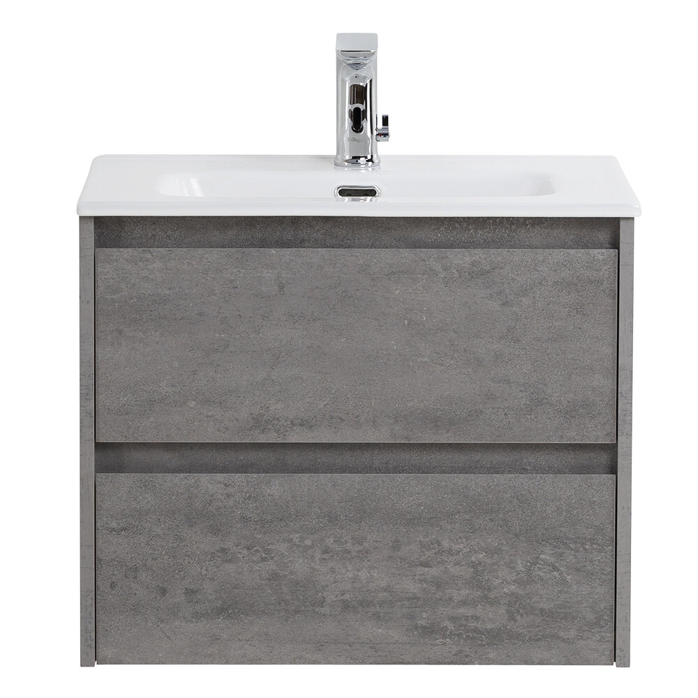 Тумба под раковину Belbagno Kraft 39-700/390-2C-SO-CG Cemento Grigio - фото №1