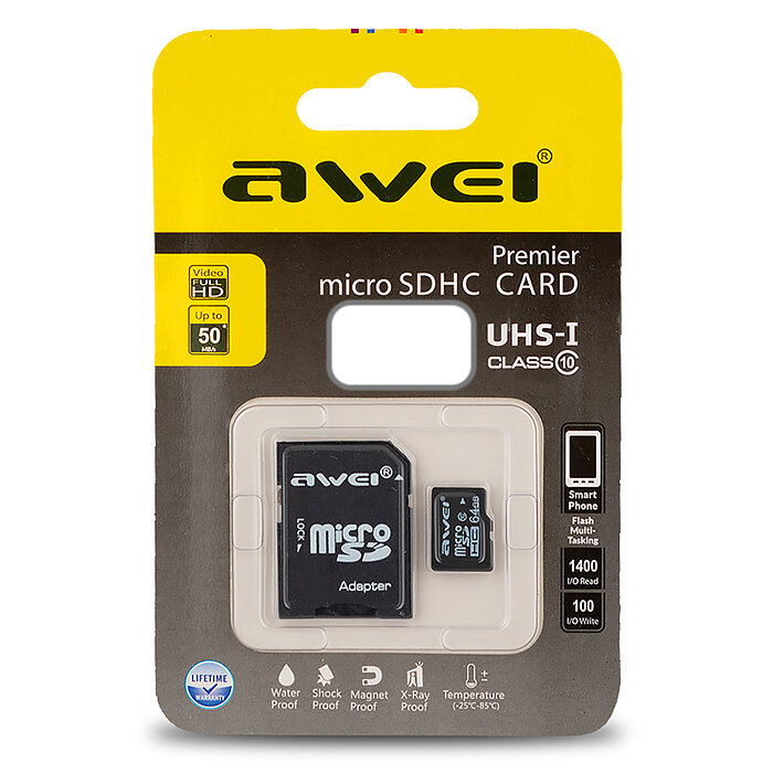 AWEI Micro SDHC CARD Class 10 (32)