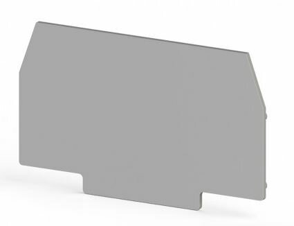 фото KLEMSAN 450109 Концевой сегмент на измер. клеммники WGO1,-2/ WGL, (серый); NPP-WGO1-2