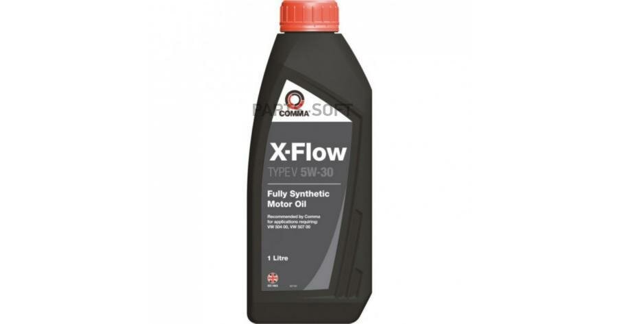 COMMA XFFP1L COMMA 5W30 X-FLOW TYPE F PLUS (1L)_масло мот.! син.\ ACEA A5/B5,API SL/CF,FORD WSS-M2C913-B/M2C913-A