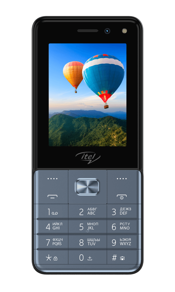 Itel it5250 Cobalt Blue, 2.4'' 320x240, 64MB RAM, 64MB, up to 32GB flash, 1.3Mpix/1,3 МП, 2 Sim, GSM 900/1800, BT v2.1, FM, Micro-USB, ОС Mocor , Java, 1900 мАч, 125 ммx54 ммx11,3 мм