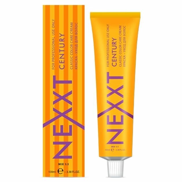 фото Краска для волос Nexprof (Nexxt Professional) Coloring Hair Century Classic Color Care Cream For Professional Use Only, Краска-уход для волос, 6.48 dark blond coppery-mahogany