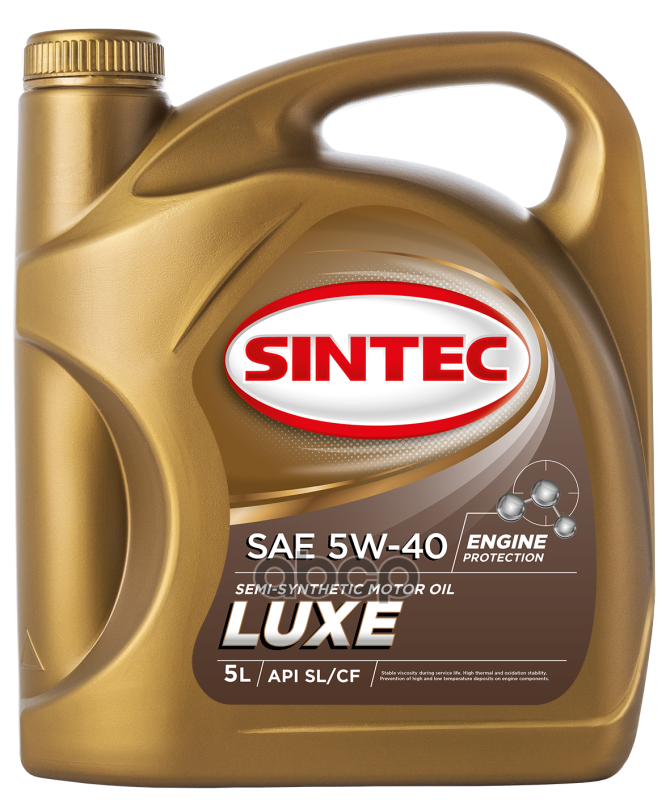 SINTEC Sintec Luxe Sae 5w-40 Api Sl/Cf (5л)