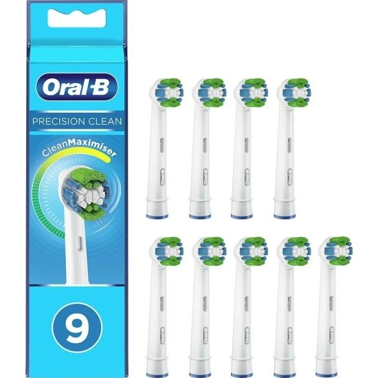 Насадка для электрической зубной щетки ORAL-B Precision Clean EB-20, 9 шт