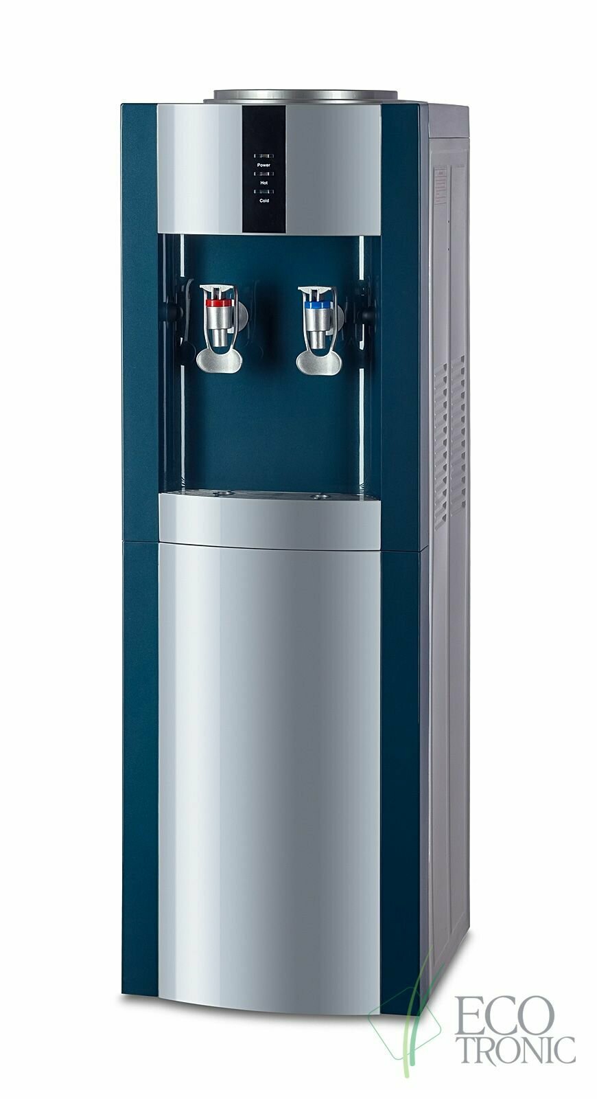 Кулер для воды "Экочип" V21-LF green-silver c холодильником - фотография № 3