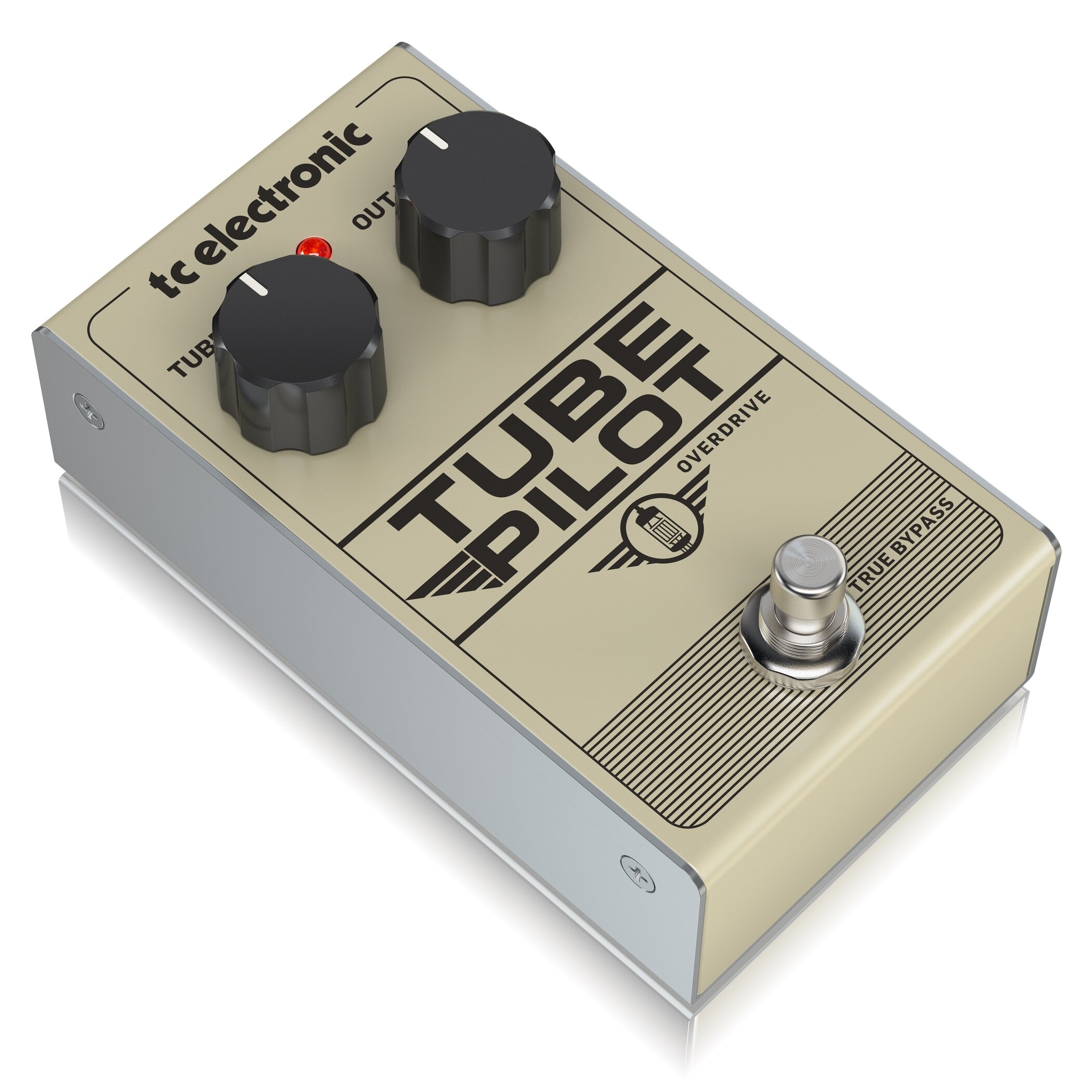 TC electronic TUBE PILOT OVERDRIVE педаль овердрайв, ламповый, сочный и грубый звук, используется лампа 12AX7