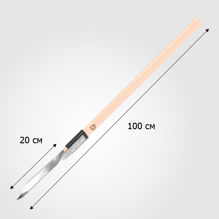 Корнеудалитель нерж. сталь с дер/черенком Урожайная сотка - фотография № 2