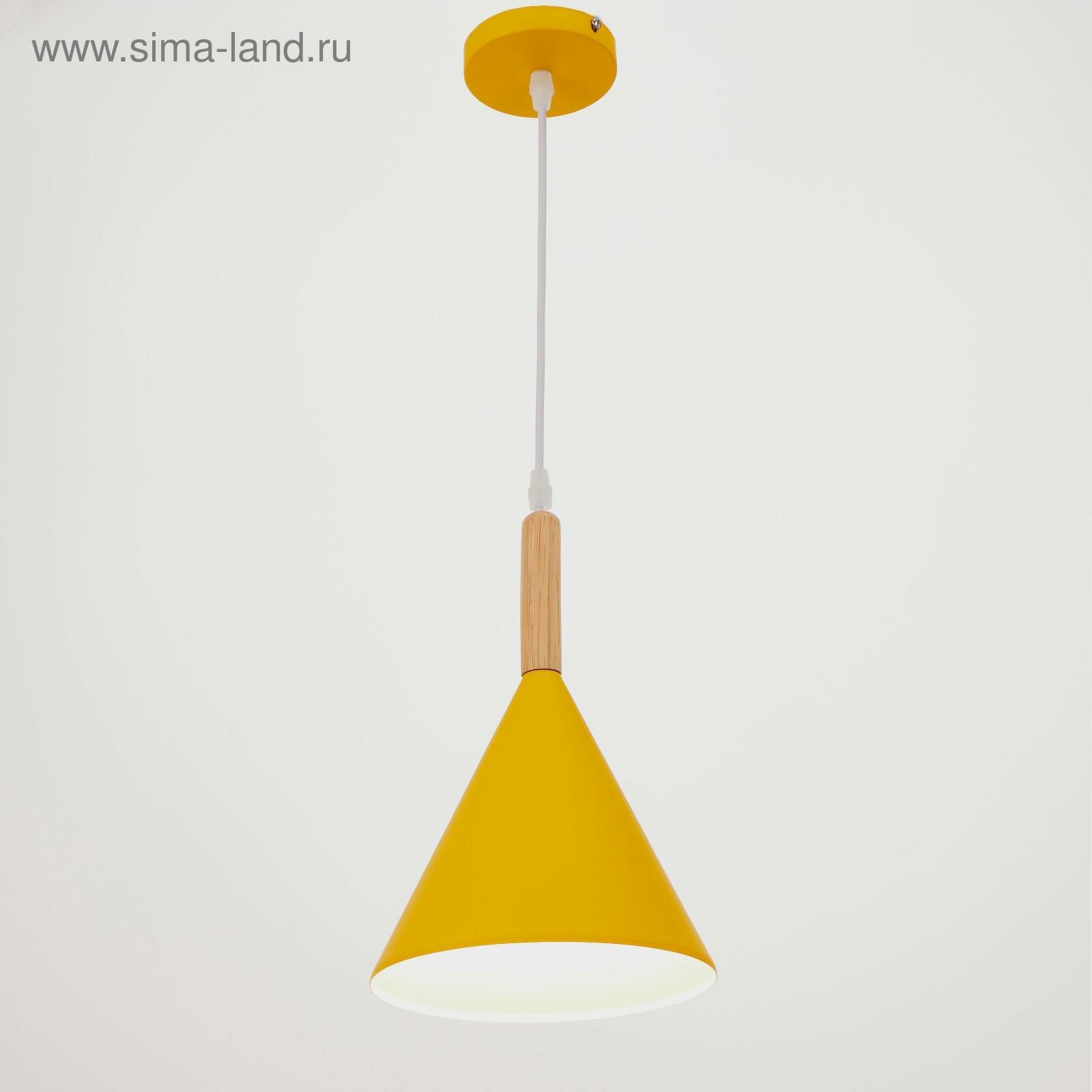 фото Светильник BayerLux 2034847/1 E27 40Вт желтый 19,5х19,5х28 см