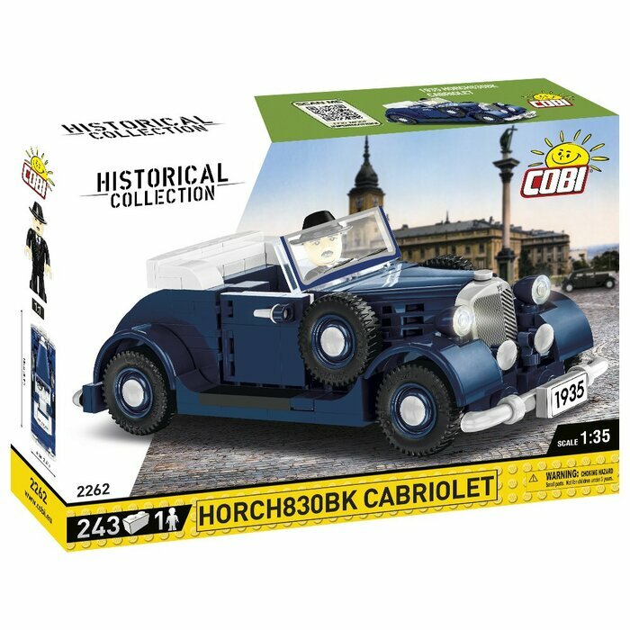 Cobi.Конструктор арт.2262 "Кабриолет Хорьх Horch 830 BK" 243 дет.