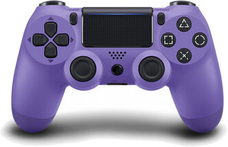 Беспроводной геймпад для PlayStation 4, модель Electric Purple V2. Джойстик совместимый с PS4, PC и Mac, Apple, Android